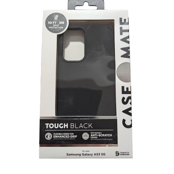 T2. Case-Mate Tough Black Case For Samsung Galaxy A53 5G See Description - Picture 1 of 3